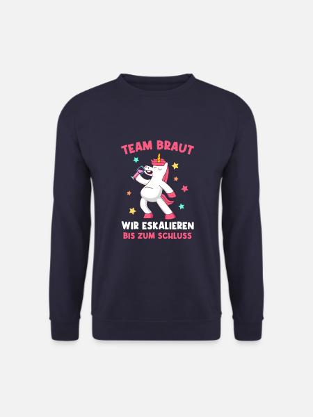 Junggesellenabschied Hochzeit Braut Trauzeugin - Unisex Pullover - Navy