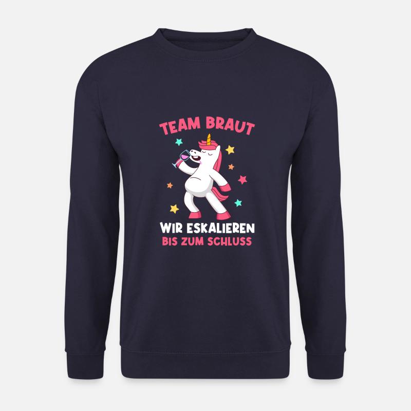 Junggesellenabschied Hochzeit Braut Trauzeugin - Unisex Pullover - Navy