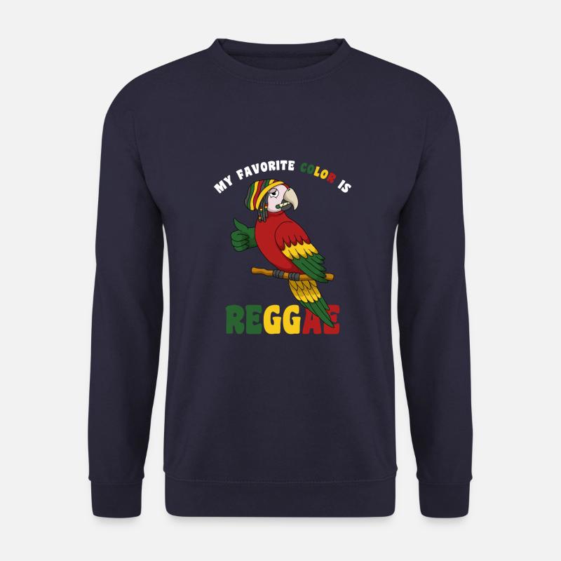 Ma couleur préférée est Reggae Parrot - Sweat-shirt Unisexe - marine