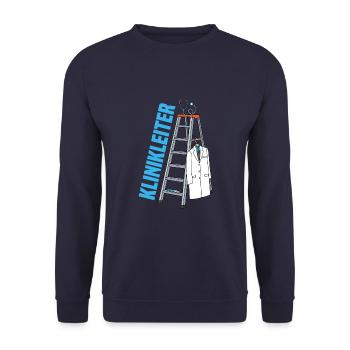 Arzt Doktor Facharzt Krankenhaus Medizin Student - Unisex Pullover - Navy - Vorne - Alina (178cm) & Michal (187cm)