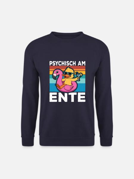 Ich Bin Am Ende Psychisch am Ente - Unisex Pullover - Navy