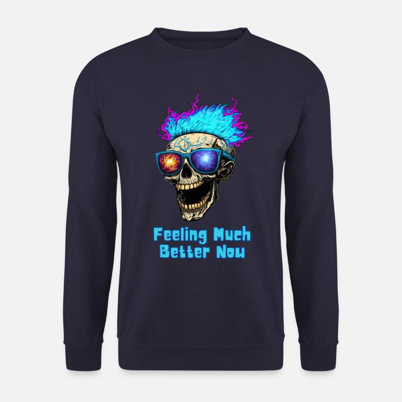 Feeling Much Better Now! - Unisex Pullover - Navy