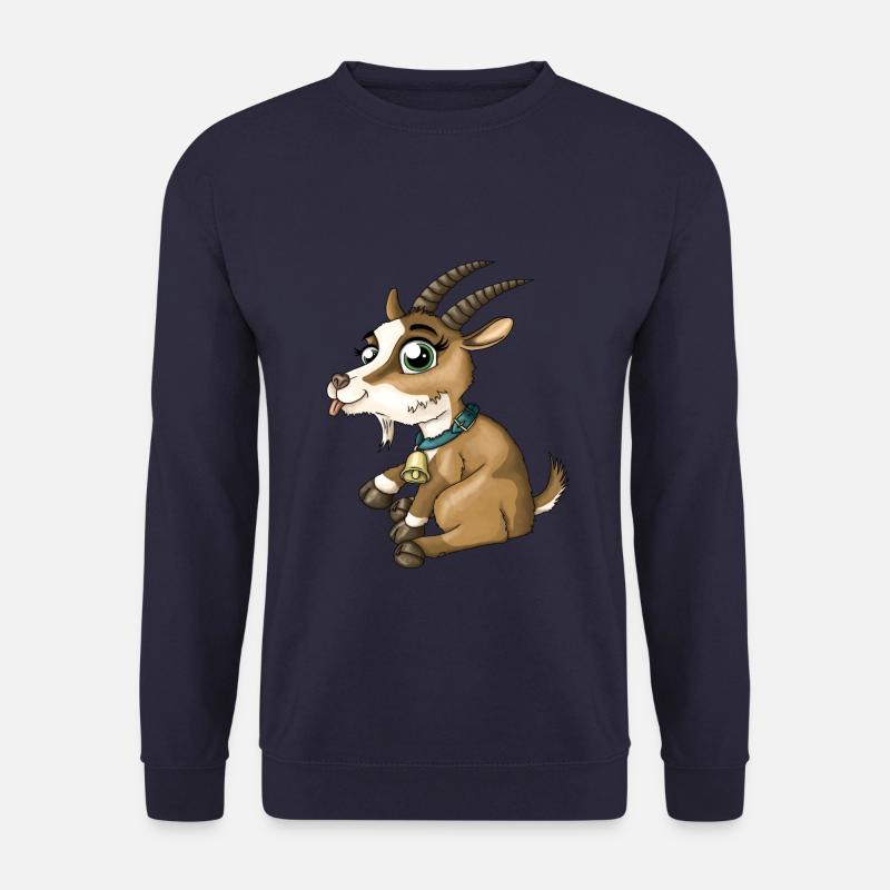 Süße lustige Ziege - Unisex Pullover - Navy