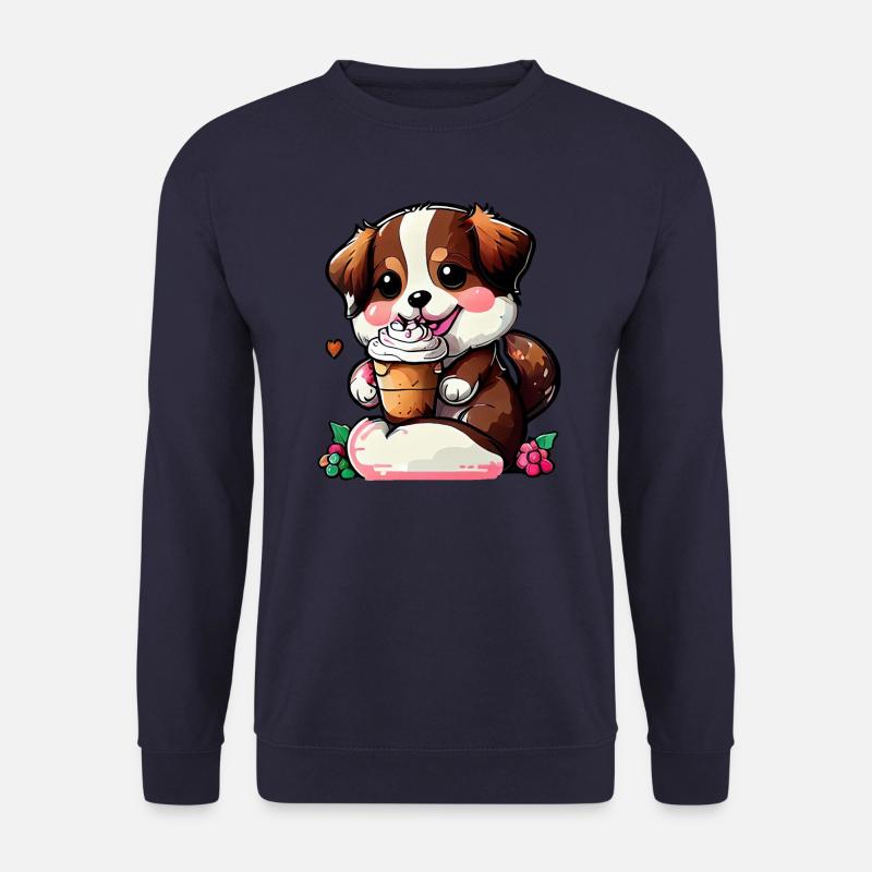 Glück mit Hund - Unisex Pullover - Navy