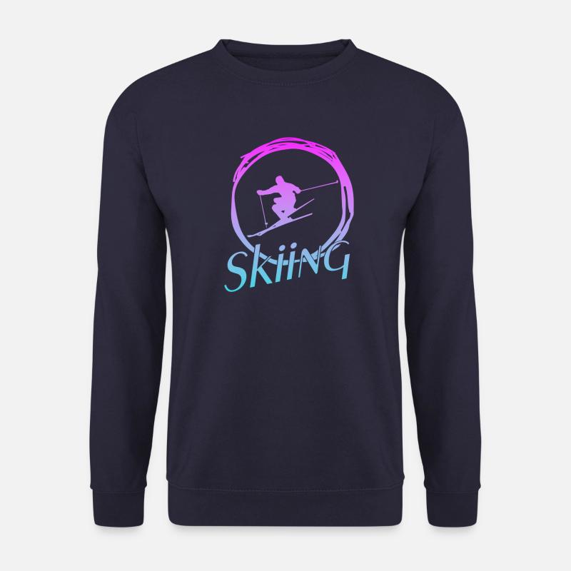 SKIING - Unisex Pullover - Navy