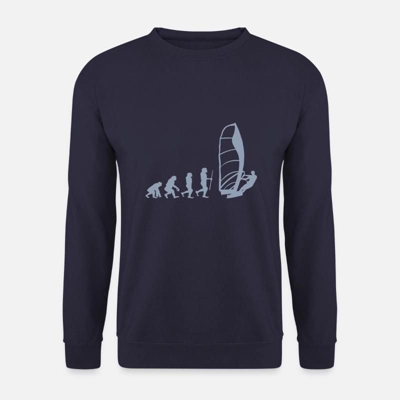 Evolution of Windsurfing - Unisex Sweatshirt - navy