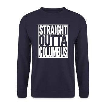 Columbus Ohio - Unisex Sweatshirt - navy - Front - Alina (178cm) & Michal (187cm)