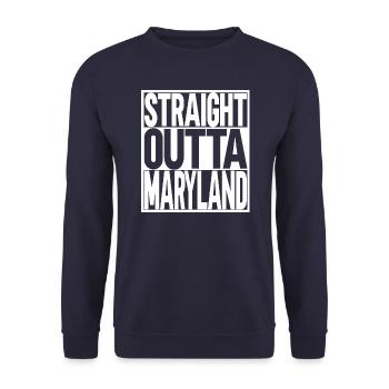 Maryland - Unisex Sweatshirt - navy - Front - Alina (178cm) & Michal (187cm)