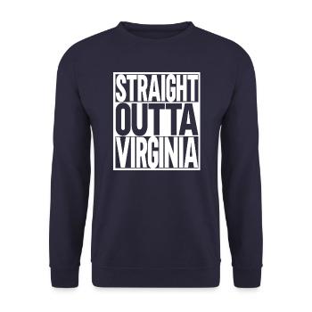 Virginia - Unisex Pullover - Navy - Vorne - Alina (178cm) & Michal (187cm)