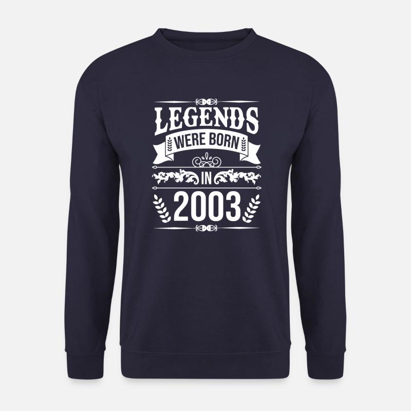 19th birthday 2003 - Unisex Sweatshirt - navy