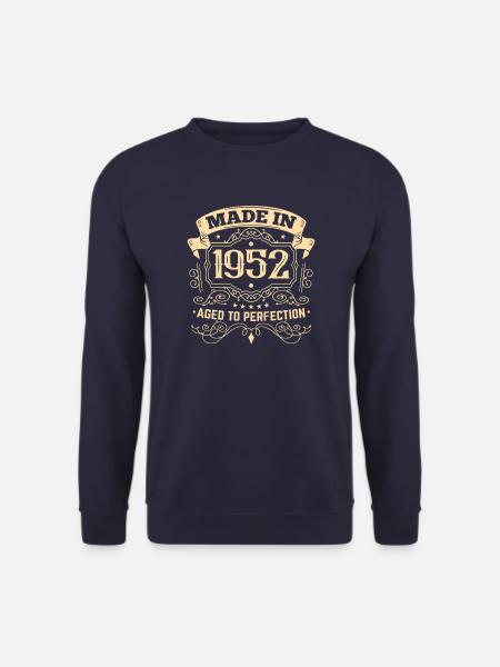Anniversaire 1952 Fabriqué en 1952 - Sweat-shirt Unisexe - marine