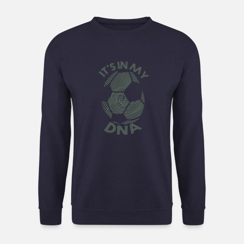 Fußballspielen ist in mein er DNA - Unisex Pullover - Navy