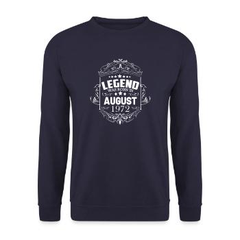 Cadeaux pour le 50e anniversaire de dictons amusants - Sweat-shirt Unisexe - marine - Devant - Alina (178cm) & Michal (187cm)