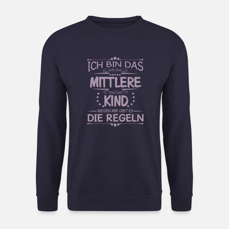 Familie Kinder mittleres Kind - Unisex Pullover - Navy