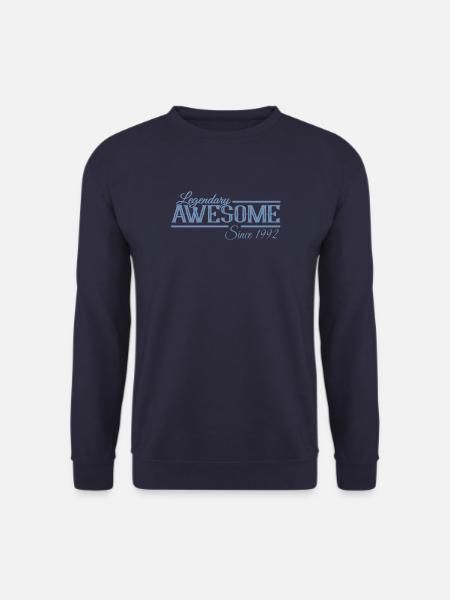 Awesome since 1992 birthday sayings - Unisex Sweatshirt - navy