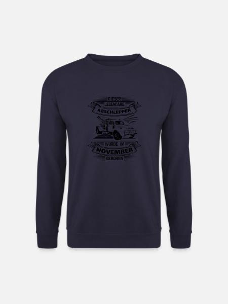 Dieser legendäre Abschlepper ist im November - Unisex Pullover - Navy