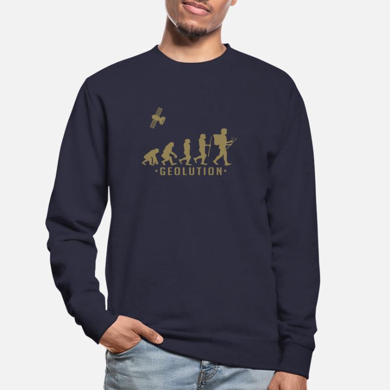 Geocaching evolution Chemise Geolution Sweat-shirt Unisexe