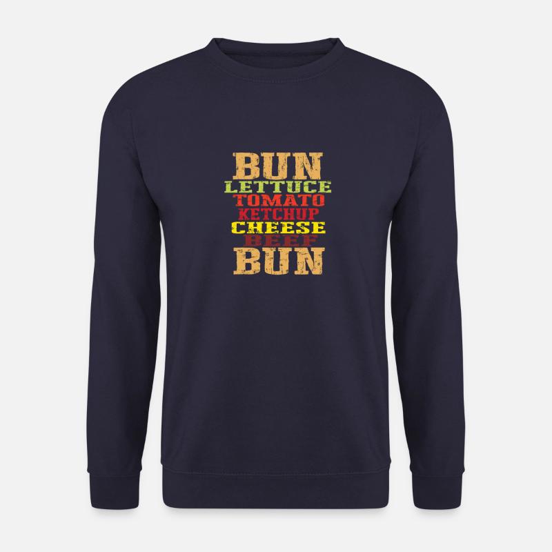 Hamburger Burgeraufbau - Unisex Sweatshirt - navy
