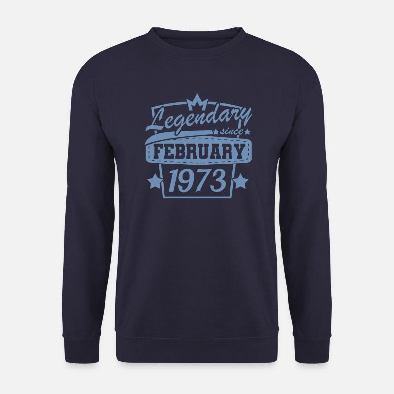 February 1973 Retro Birthday - Unisex Sweatshirt - navy