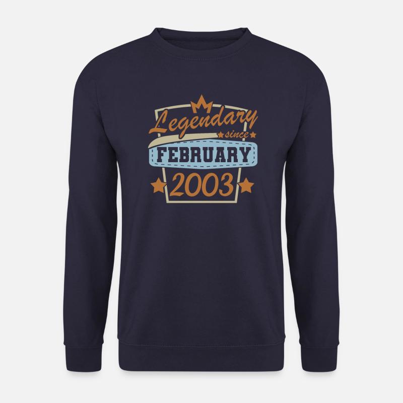 February 2003 retro - Unisex Sweatshirt - navy