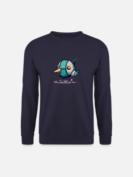 Robot Chick Bird - Sweat-shirt Unisexe - marine