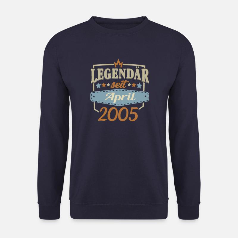 Legendär seit April 2005 - Unisex Pullover - Navy
