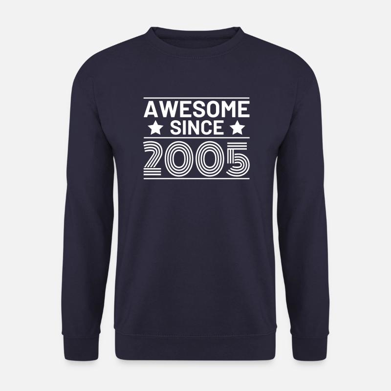 Birthday Awesome since 2005 - Unisex Sweatshirt - navy