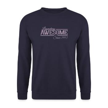 Legendär seit 1993 - Unisex Pullover - Navy - Vorne - Alina (178cm) & Michal (187cm)