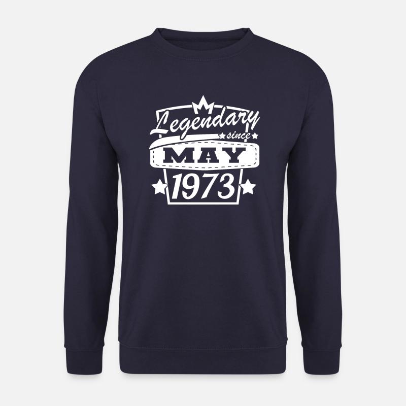 May 1973 Retro Birthday - Unisex Sweatshirt - navy