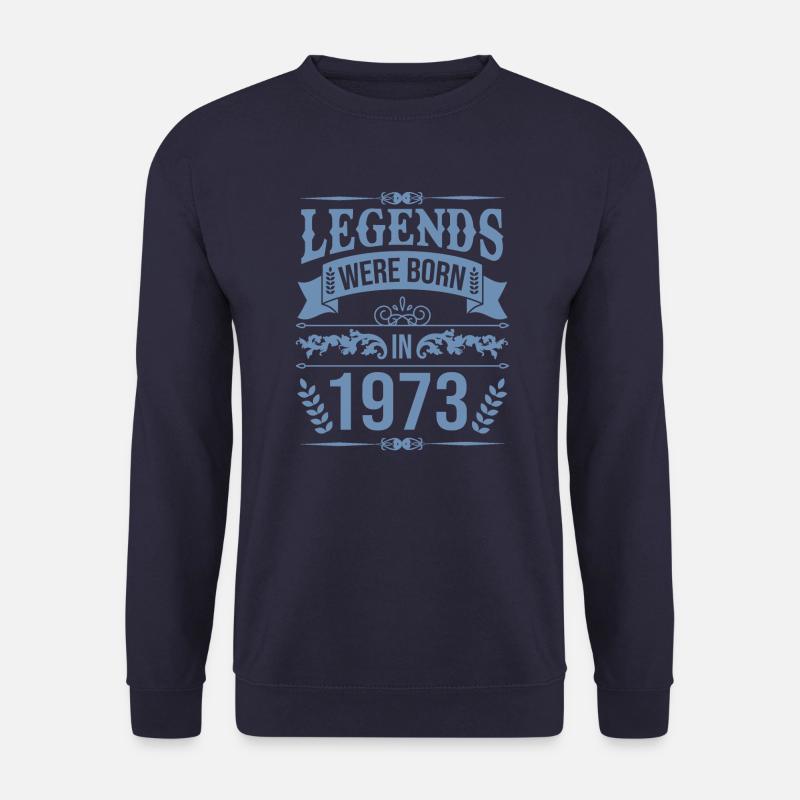 Legenden wurden 1973 geboren - Unisex Pullover - Navy