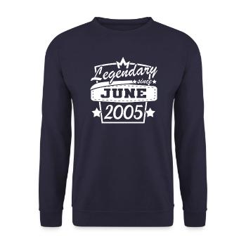 june 2005 - Unisex Pullover - Navy - Vorne - Alina (178cm) & Michal (187cm)