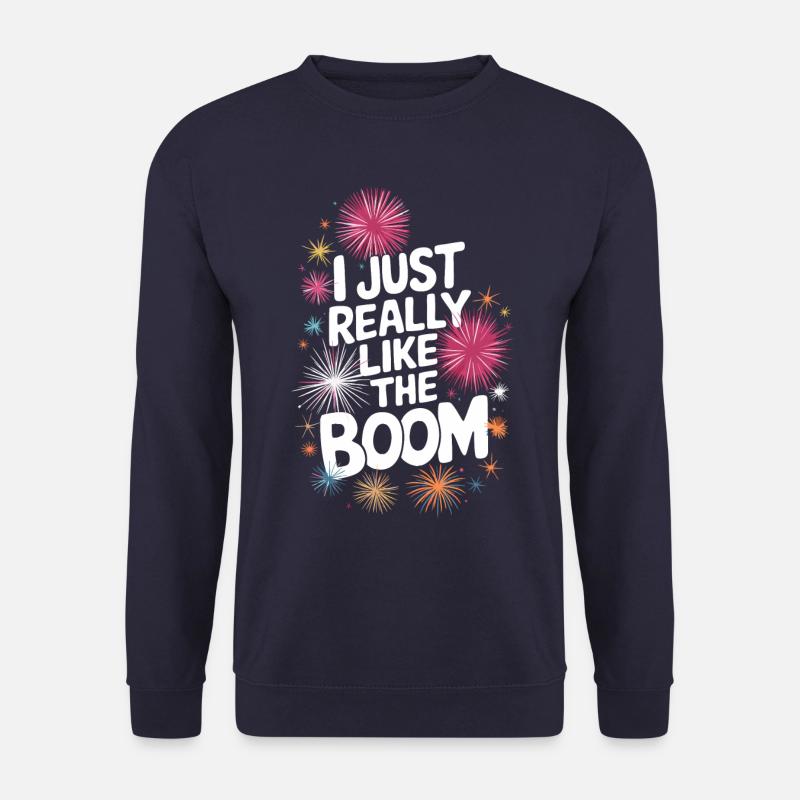 Pyrotechnics Fireworks Pyrotechnics - Unisex Sweatshirt - navy