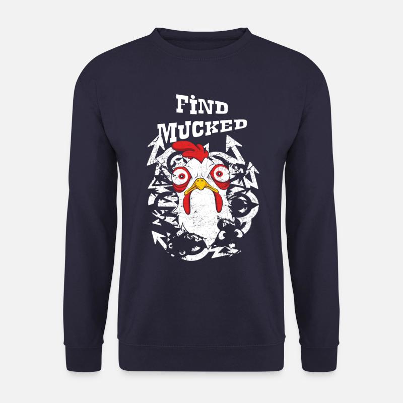 Finde Mucked Mind - Unisex Pullover - Navy