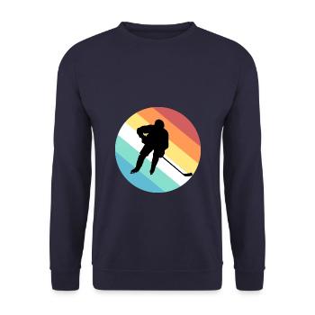 Eishockey - Unisex Pullover - Navy - Vorne - Alina (178cm) & Michal (187cm)
