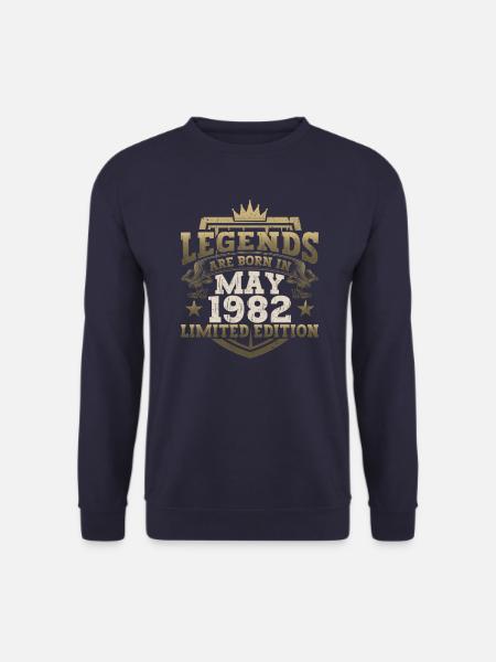 Legende Mai 1982 41. Geburtstag Geschenk Herren - Unisex Pullover - Navy
