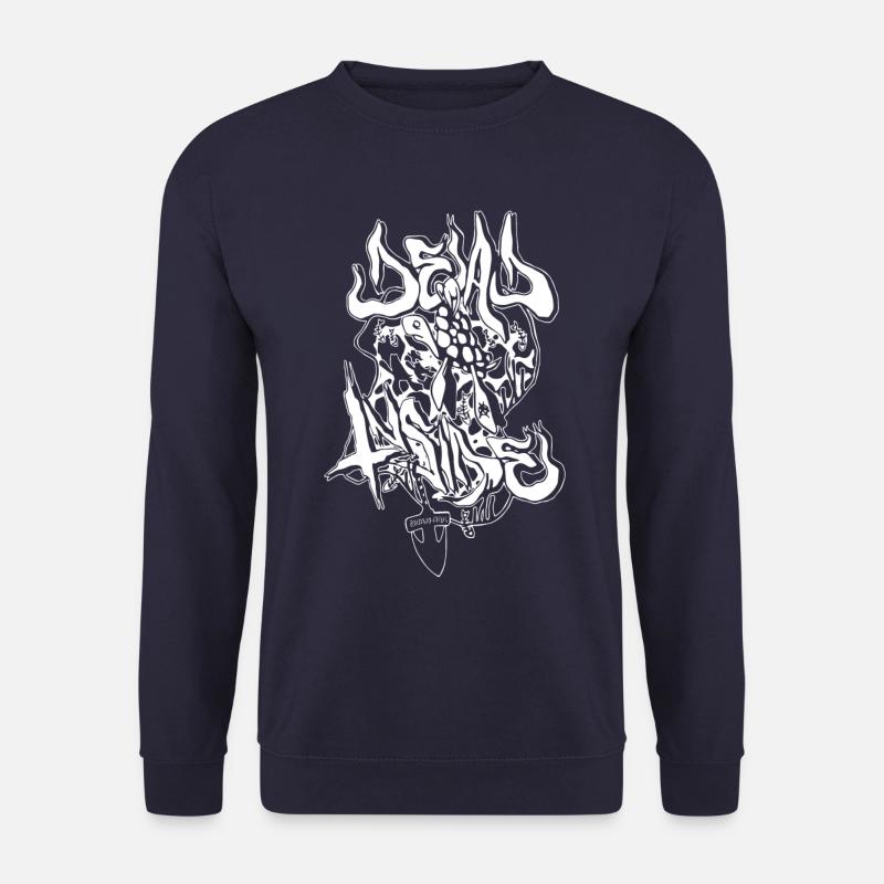 Urbane Dämonengrafik im Meta-Stil - Unisex Pullover - Navy
