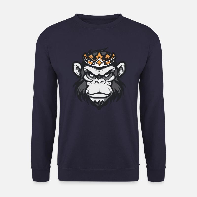 Monkey Crown - Unisex Sweatshirt - navy