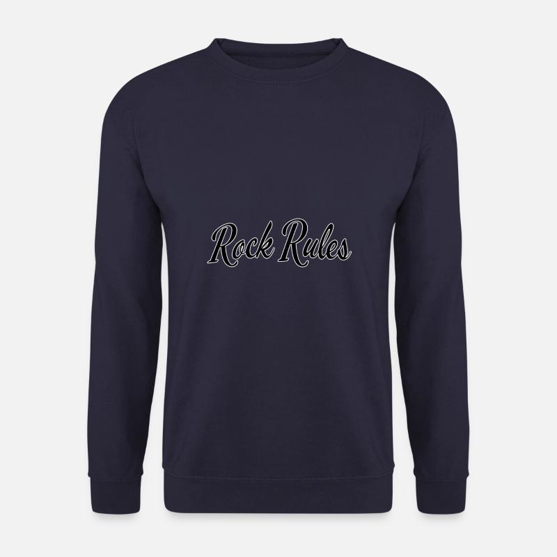 Rock rules - Unisex Sweatshirt - navy