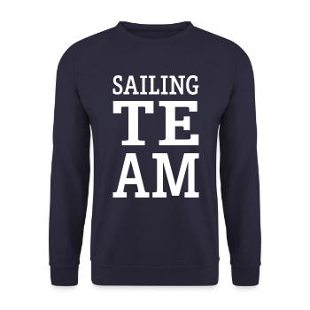Équipe de voile - Sweat-shirt Unisexe - marine - Devant - Alina (178cm) & Michal (187cm)