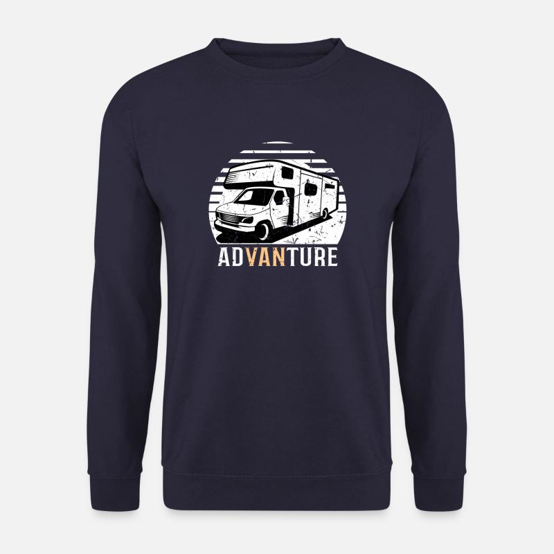 Ad-Van-Ture motorhome - Unisex Sweatshirt - navy