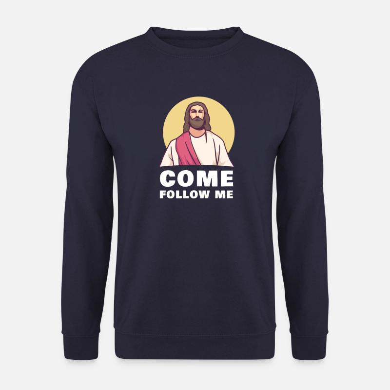 Jesus Christus Follow me - Unisex Pullover - Navy