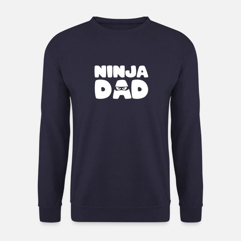 Ninja Party Ninja Dad Geburtstagsparty Ninja Motto - Unisex Pullover - Navy