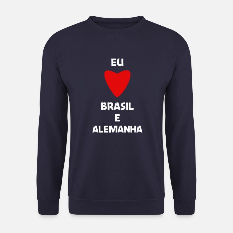 Brazilian emigrants binational gift - Unisex Sweatshirt - navy
