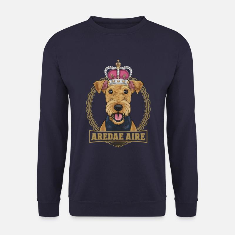 Airedale Terrier - Unisex Sweatshirt - navy