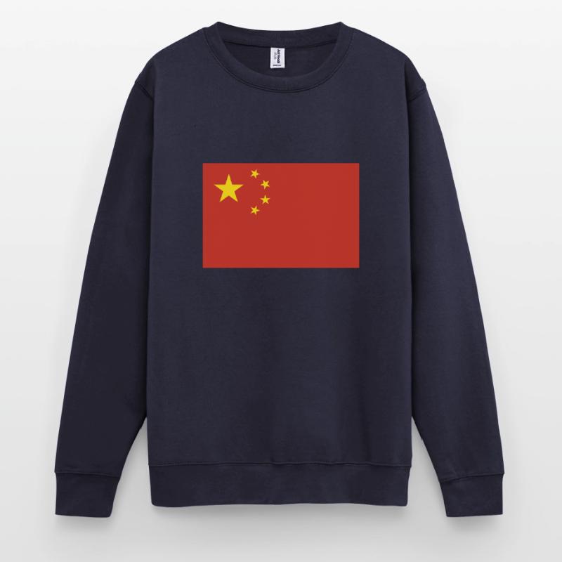 Drapeau de la Chine, drapeau de la Chine, drapeau de la Chine, drapeau Sweat-shirt Unisexe