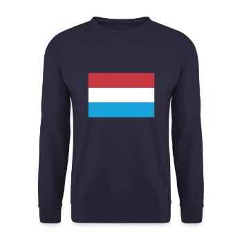 Flag Luxembourg Flag Luxembourg - Unisex Sweatshirt - navy - Front - Alina (178cm) & Michal (187cm)