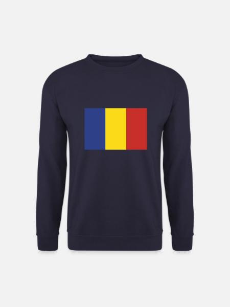 Drapeau roumanie drapeau flag Romania - Sweat-shirt Unisexe - marine