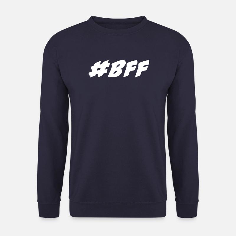 #bff weiße Schrift - Unisex Pullover - Navy