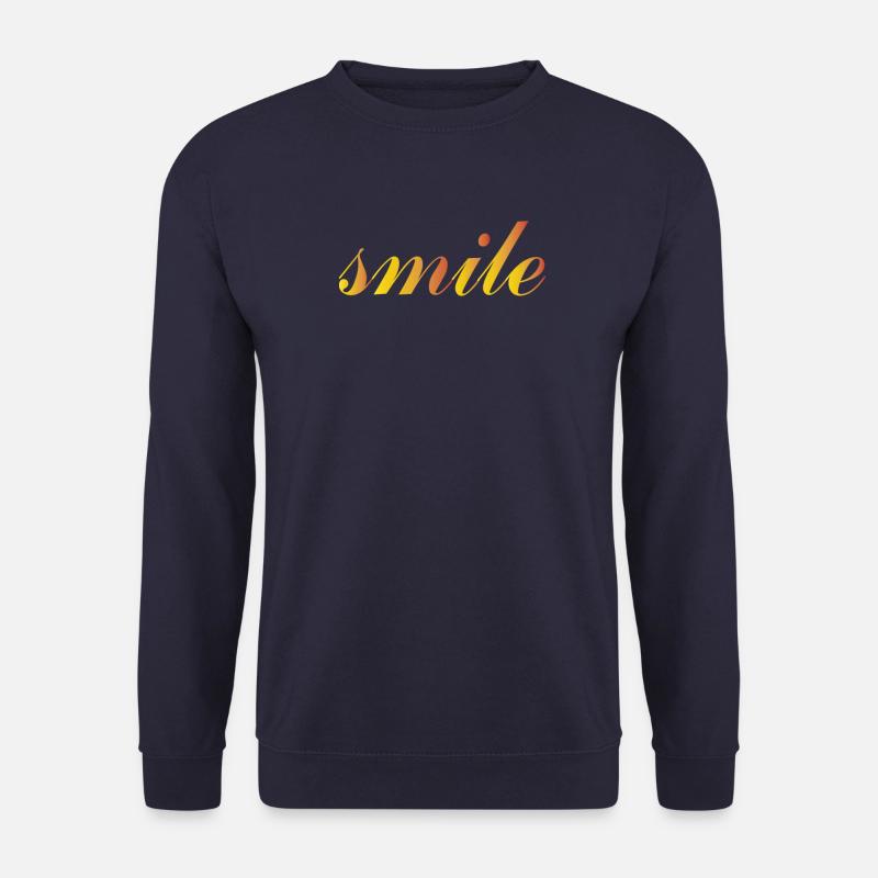 smile - Unisex Sweatshirt - navy