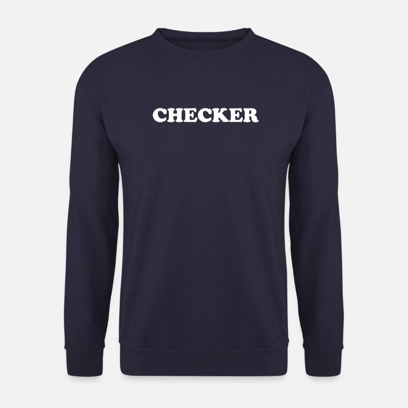 CHECKER - Unisex Sweatshirt - navy